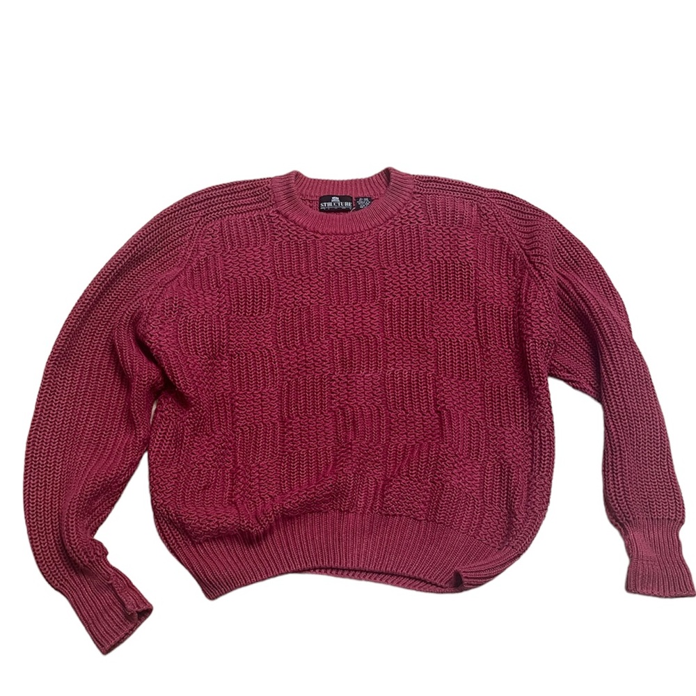 Vintage Structure Crewneck Sweater Size M